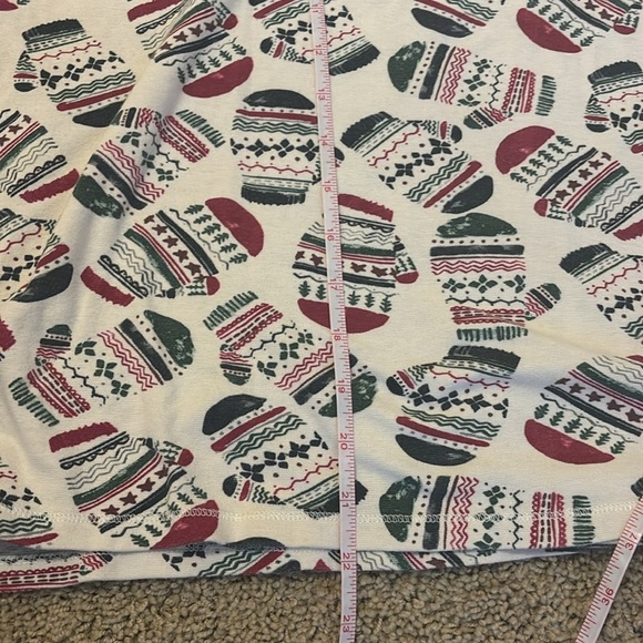 Burt’s Bees Mitten Women’s Holiday Pajama Top - Size Large - Picture 6 of 10